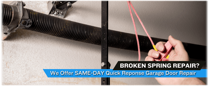 Broken Garage Door Spring Deer Park NY